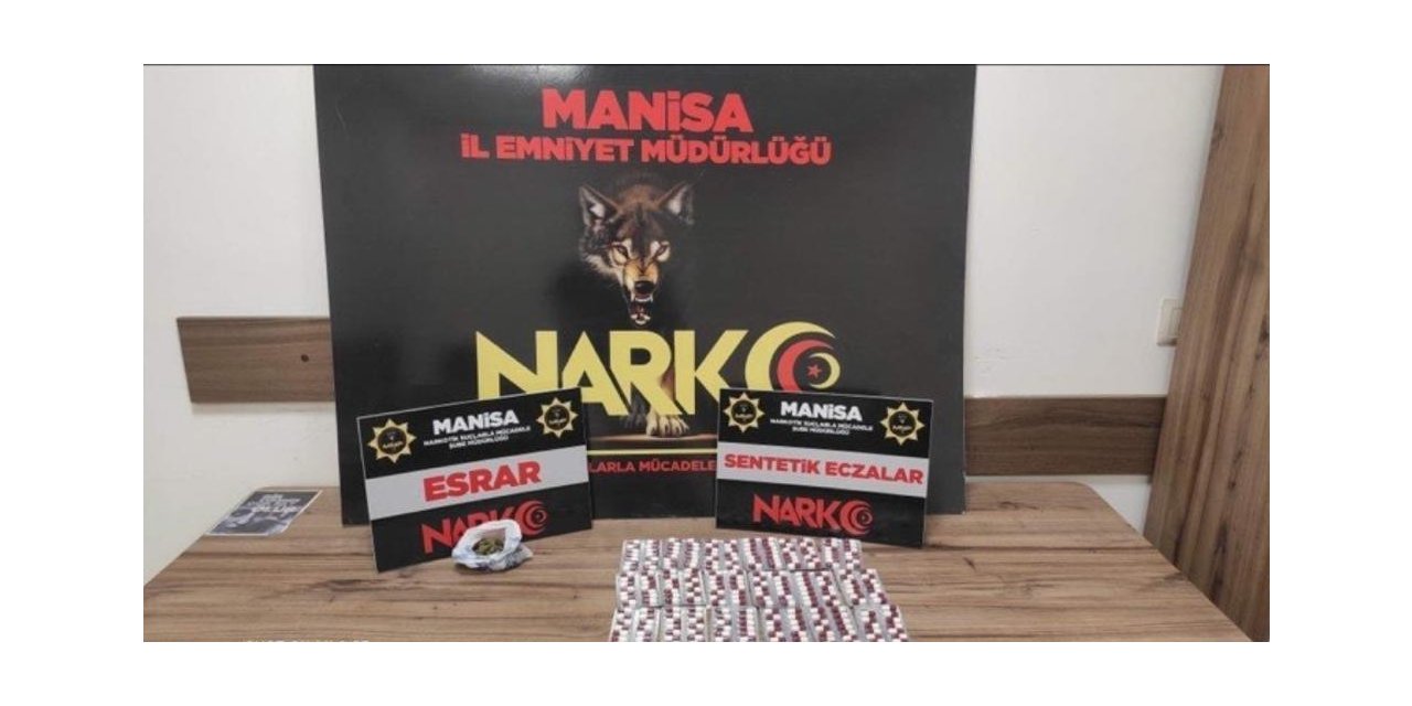 Manisa’da uyuşturucu ile mücadele çalışmaları: 3 tutuklama