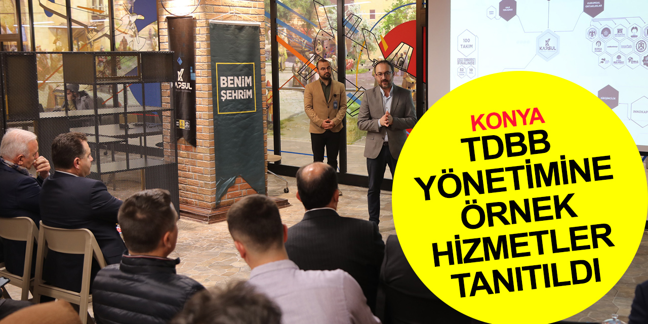 Türk Dünyası Belediyeler Birliği yönetimi Konya'yı gezdi, Büyükşehir’in örnek hizmetlerini inceledi