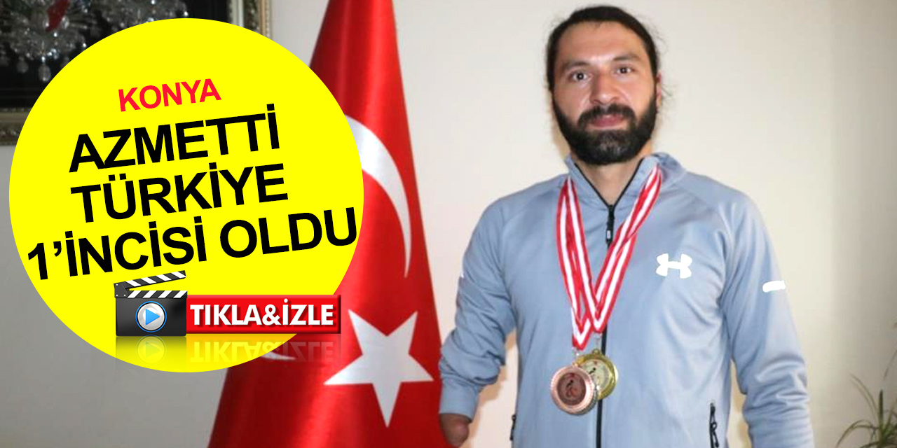 Afyonlu Fevzi Çakmak engelleri aştı! Konya'daki Para Yüzme Türkiye Şampiyonası'nda Türkiye 1’incisi oldu