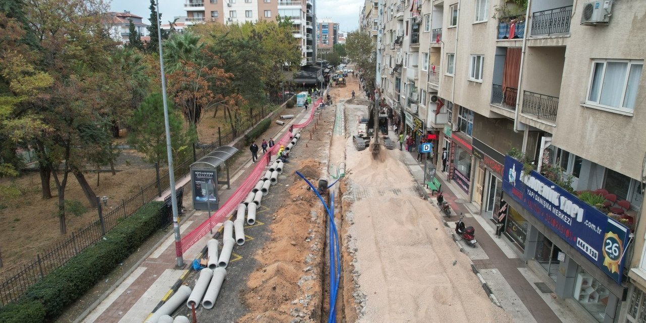 Avni Gemicioğlu Caddesi’nde altyapı çalışması tamamlandı