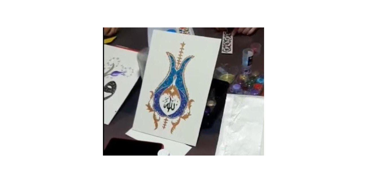 Nallıhan’da tezhip sanatı büyük ilgi görüyor