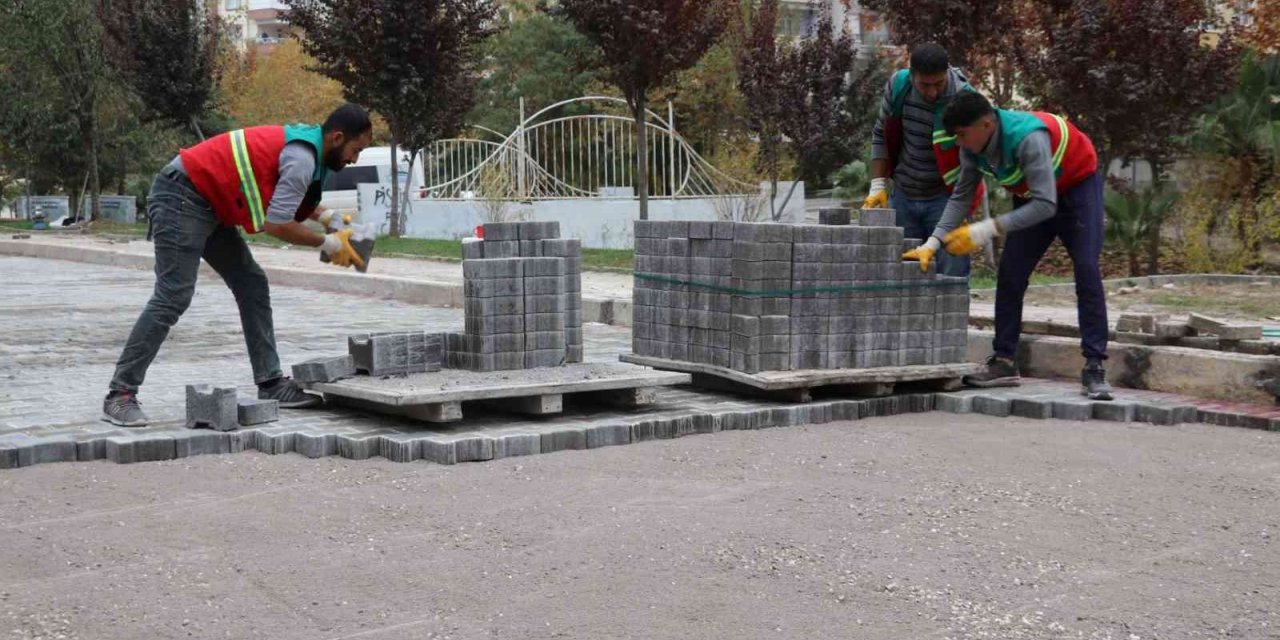 Karaköprü’de üstyapı çalışmaları hız kesmiyor