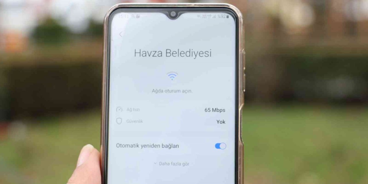 Havza’da ücretsiz internet dönemi başladı