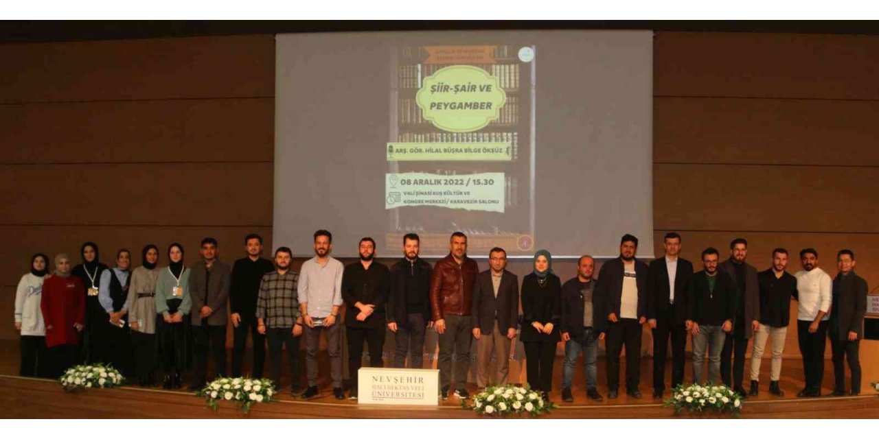 NEVÜ’de ’Şiir-Şair ve Peygamber’ konulu söyleşi düzenlendi