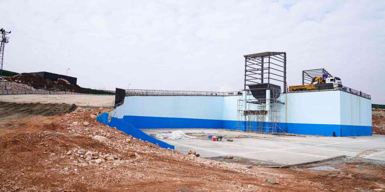 Ergani katı atık aktarma istasyonunda sona yaklaşıldı