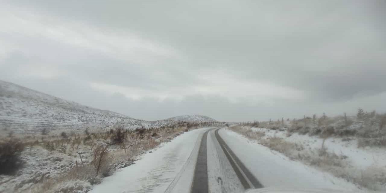 Elazığ’ın yüksek kesimlerine kar yağdı