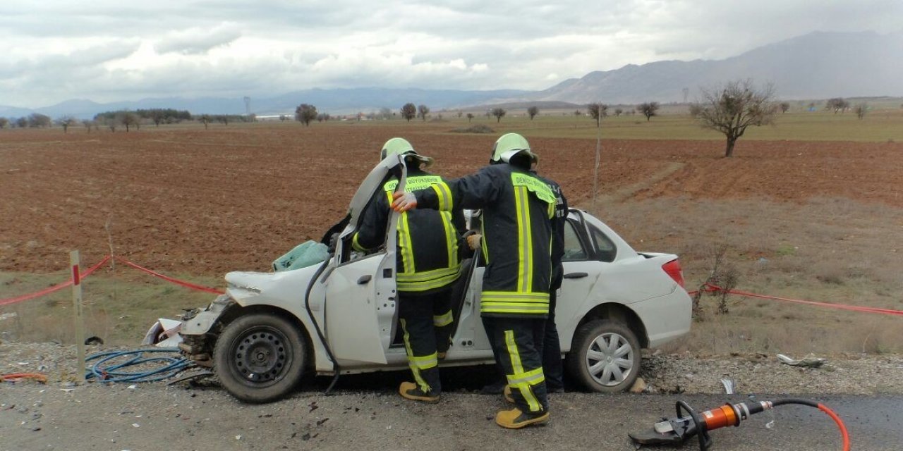 Denizli’de son 1 haftada 137 trafik kazası meydana geldi