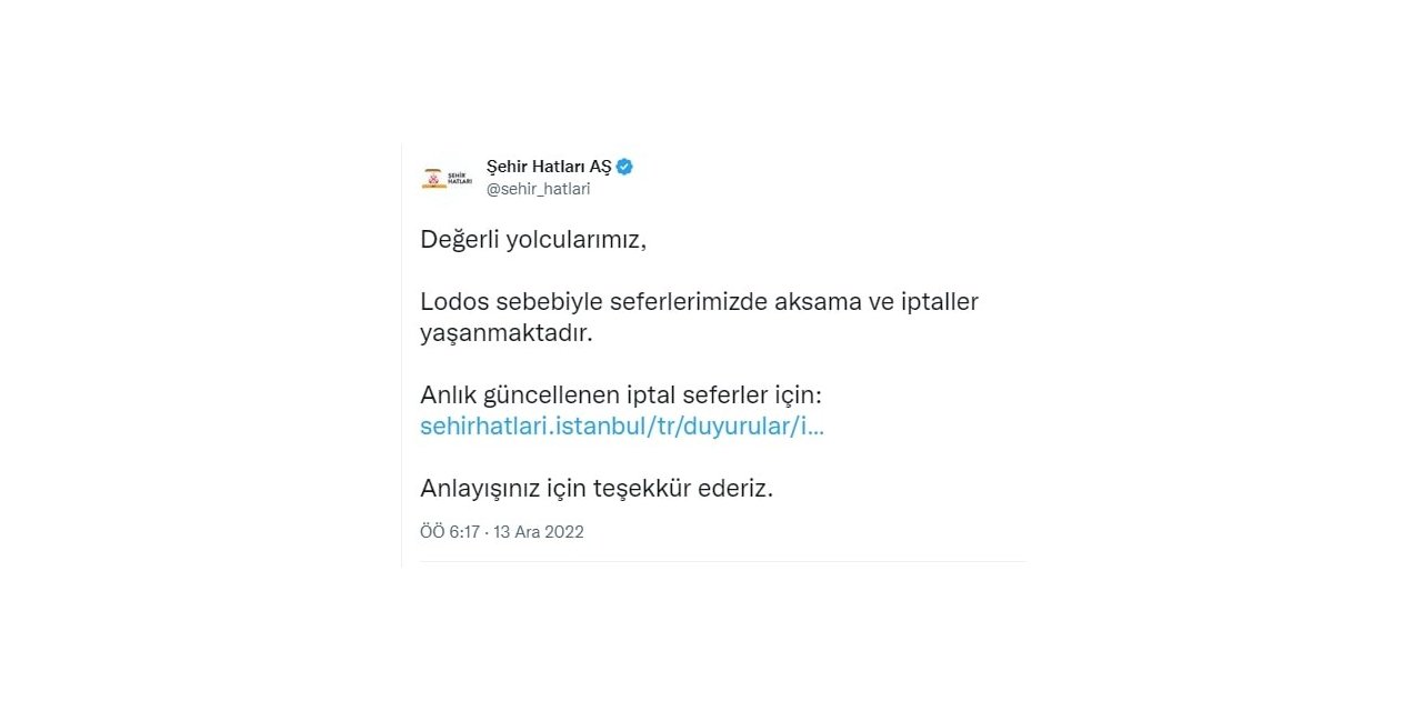 İstanbul’da şiddetli lodos vapur seferlerini aksattı