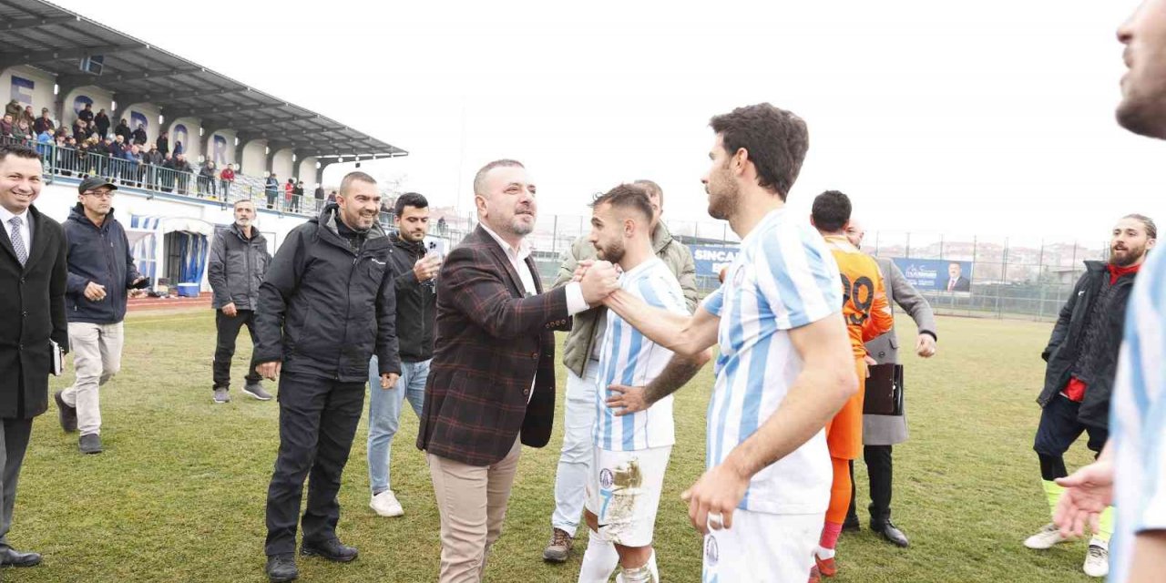 Sincan Belediyespor taraftarını sevindirmeye devam ediyor