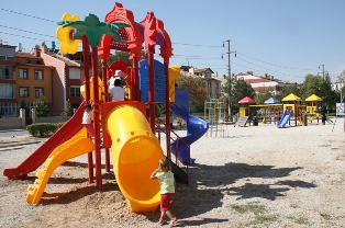 Selçuklu'da parklar modernize ediliyor