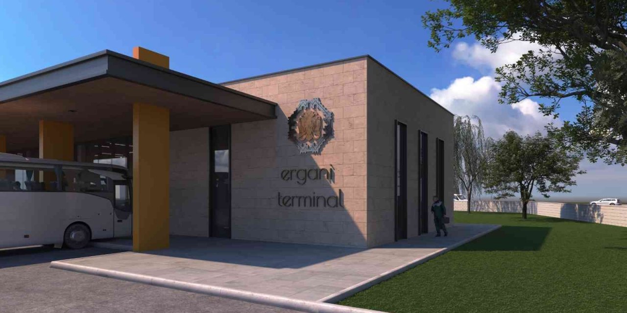 Ergani’de ilçe otogarı inşa ediliyor