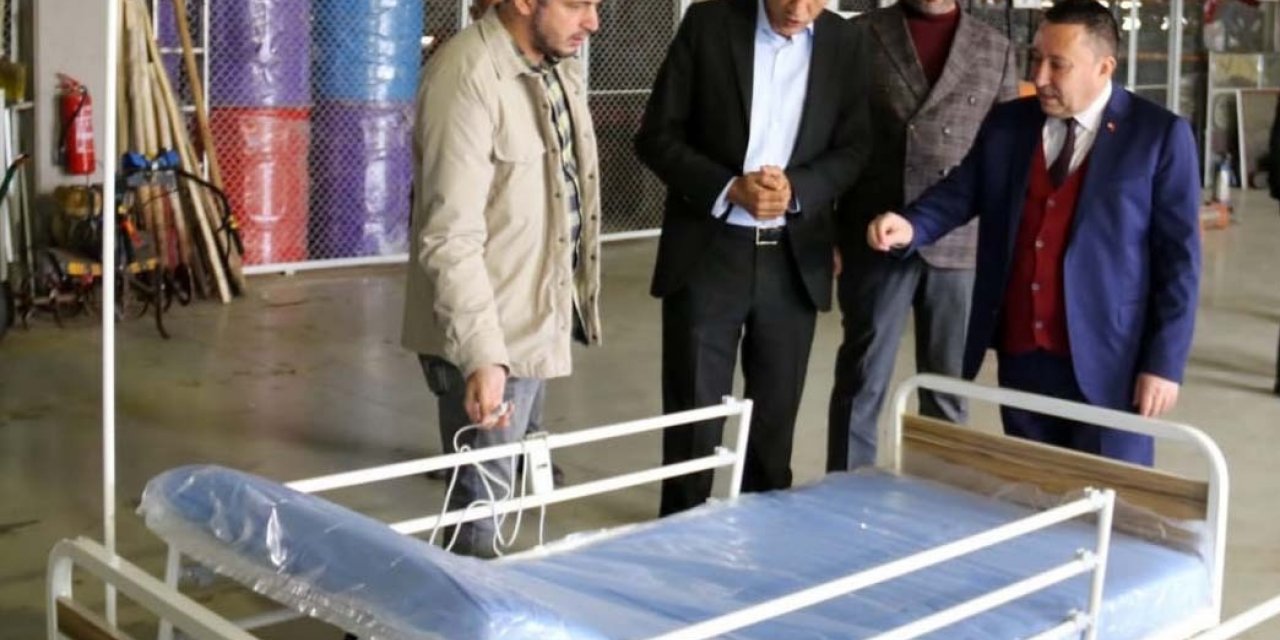 Diyarbakır’da yatağa bağlı olarak tedavi gören hastalara destek