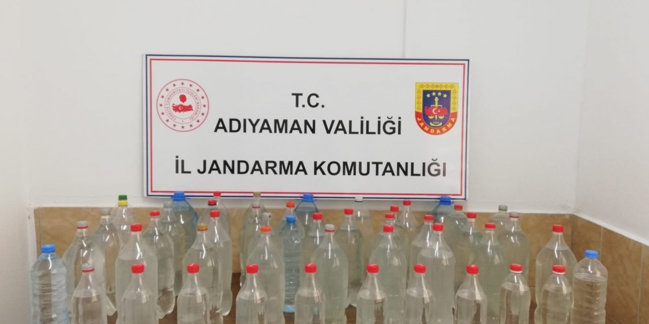 Jandarma sahte alkol ele geçirdi