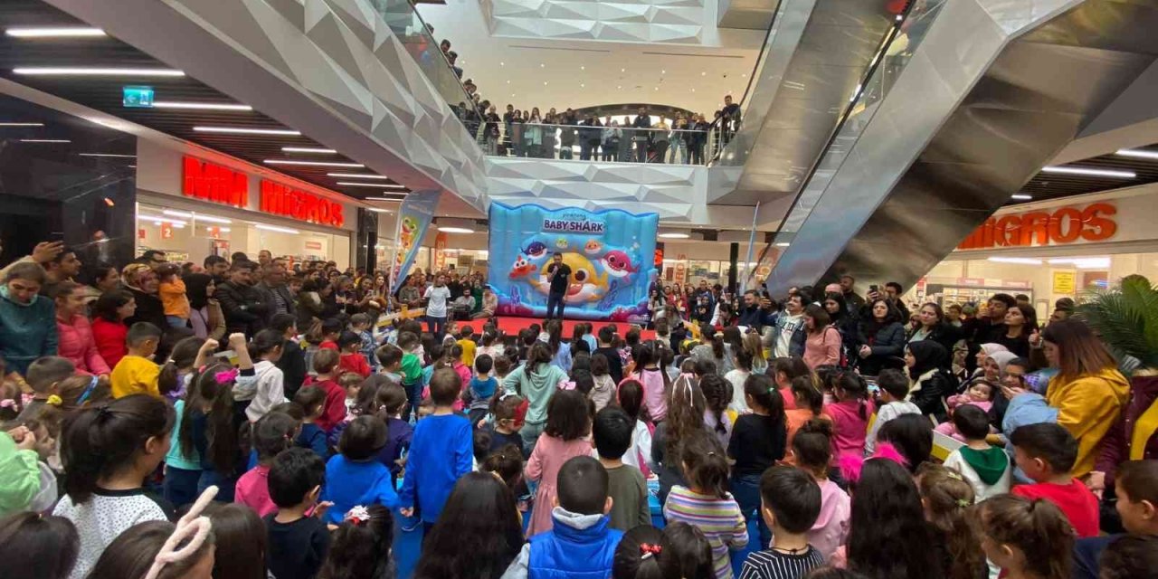 Kayseri’nin ilk ‘Baby Shark’ etkinliğine büyük ilgi