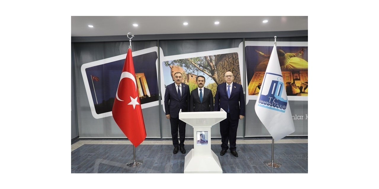 Azerbaycan Cumhuriyeti’nin Ankara Büyükelçisi Dr. Reşad Memmedov, Vali İlhami Aktaş’ı ziyaret etti