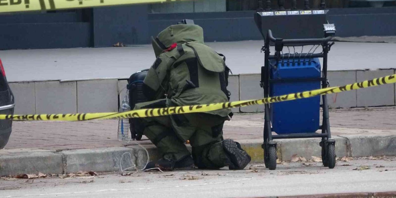 Polis merkezi yakınında şüpheli valiz paniği