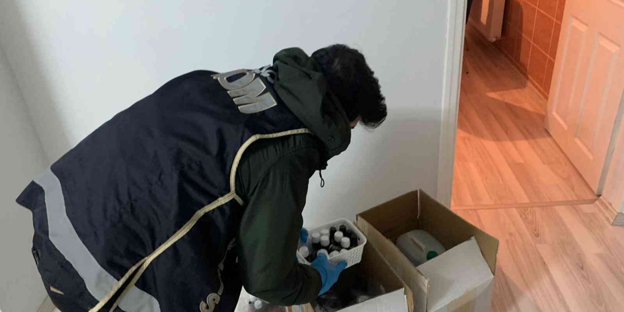 Elazığ’da yılbaşı öncesi sahte içki operasyonu: 4 gözaltı