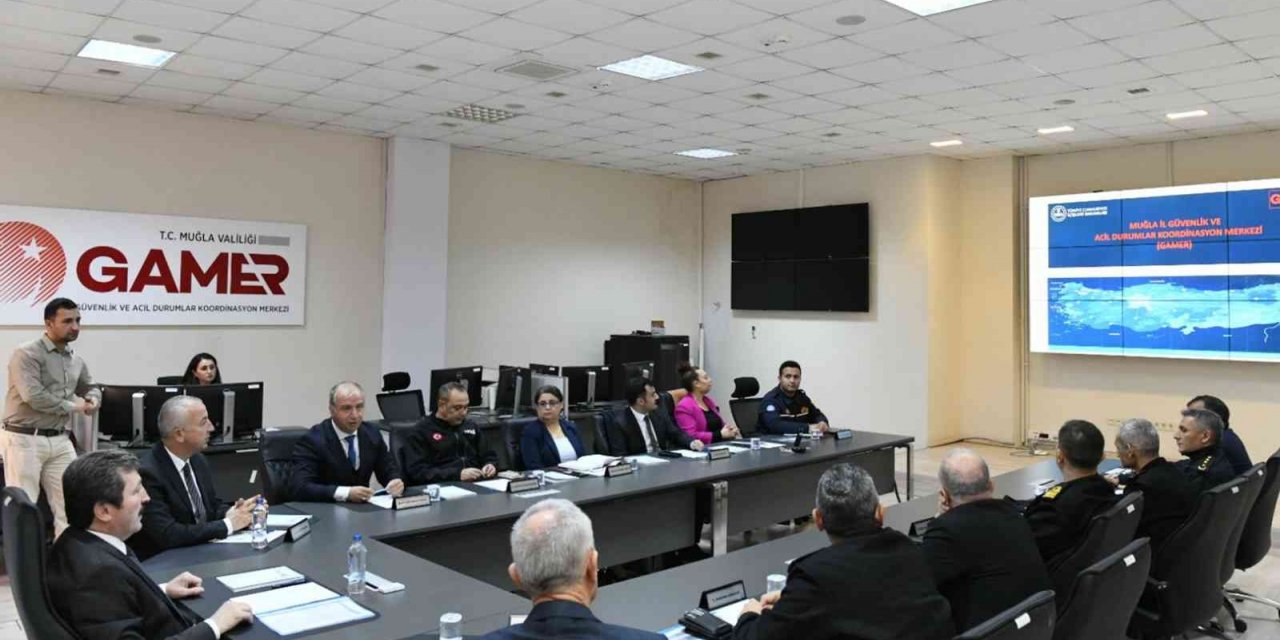 Muğla Güvenlik ve Acil Durum Koordinasyon toplantısı yapıldı