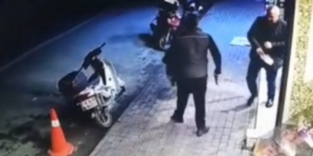 Bursa’da silahlı kavga kamerada