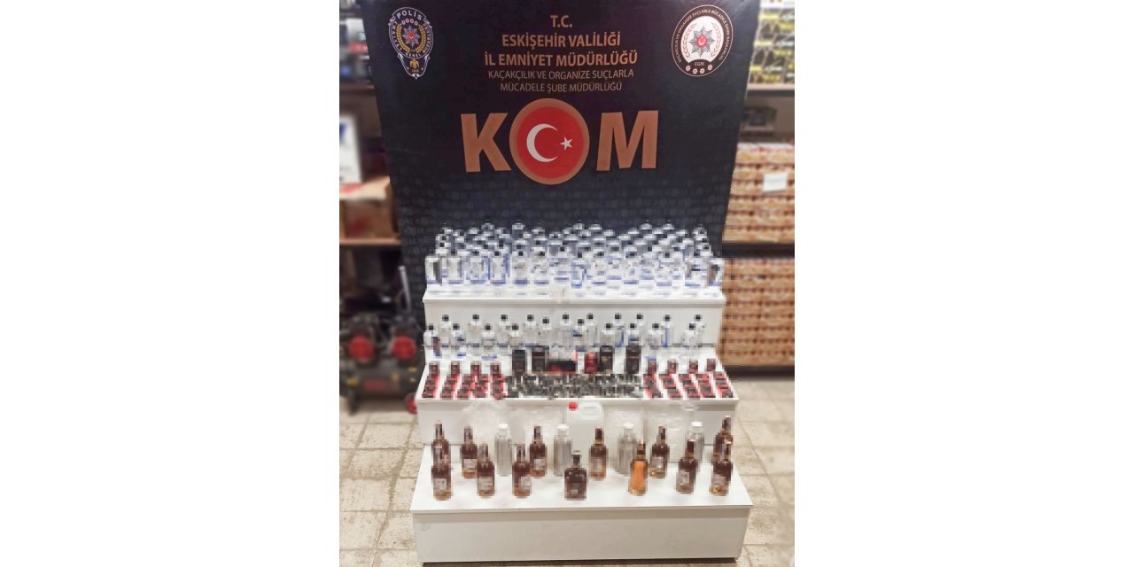 Yılbaşı öncesi sahte alkol operasyonu yapıldı