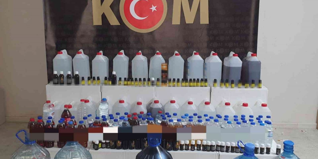 Niğde’de 182 litre sahte alkol yakalandı: 3 gözaltı
