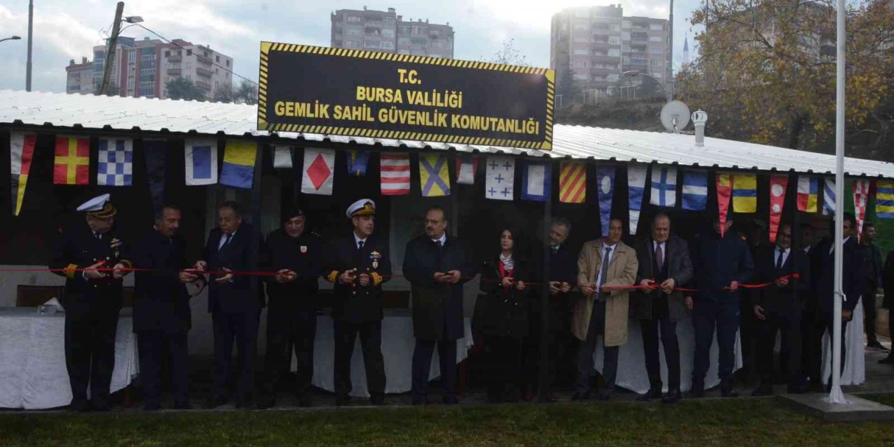 Gemlik Sahil Güvenlik  Hizmet Noktası açıldı