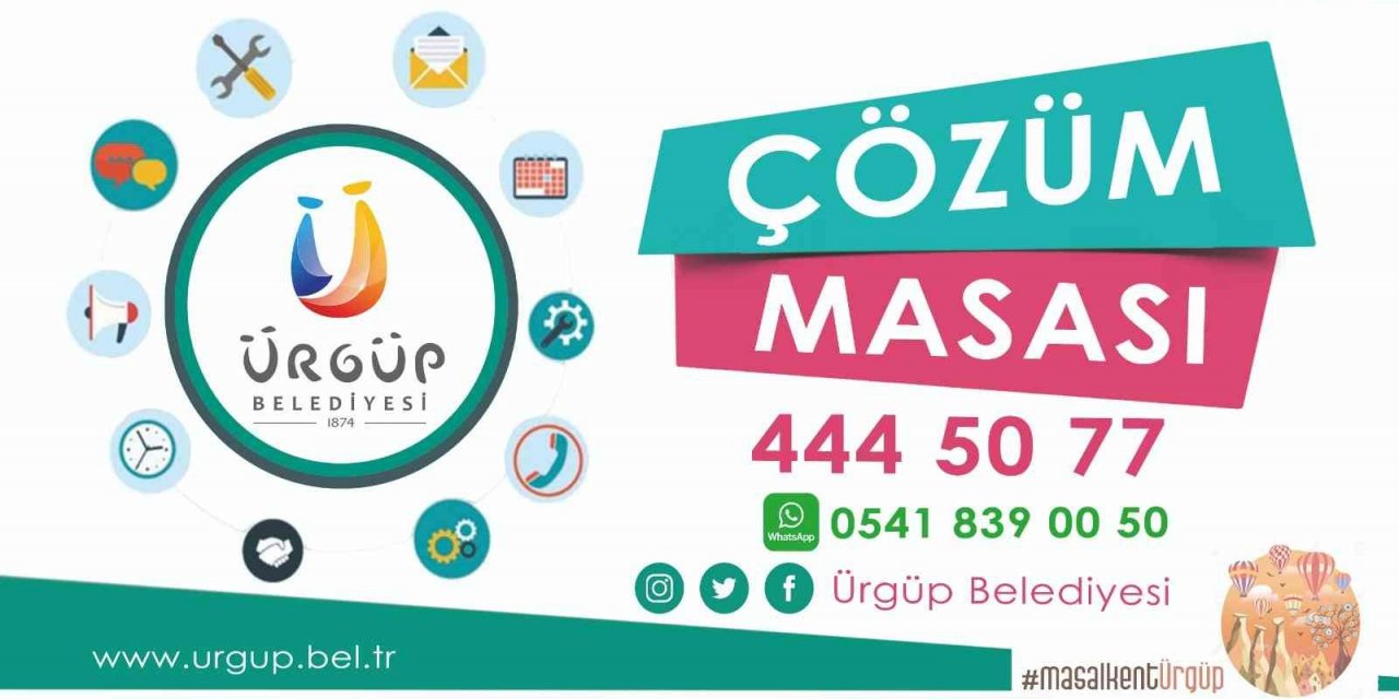 Masal Kent Ürgüp’te ’Çözüm Masası’ birimi halkın hizmetinde