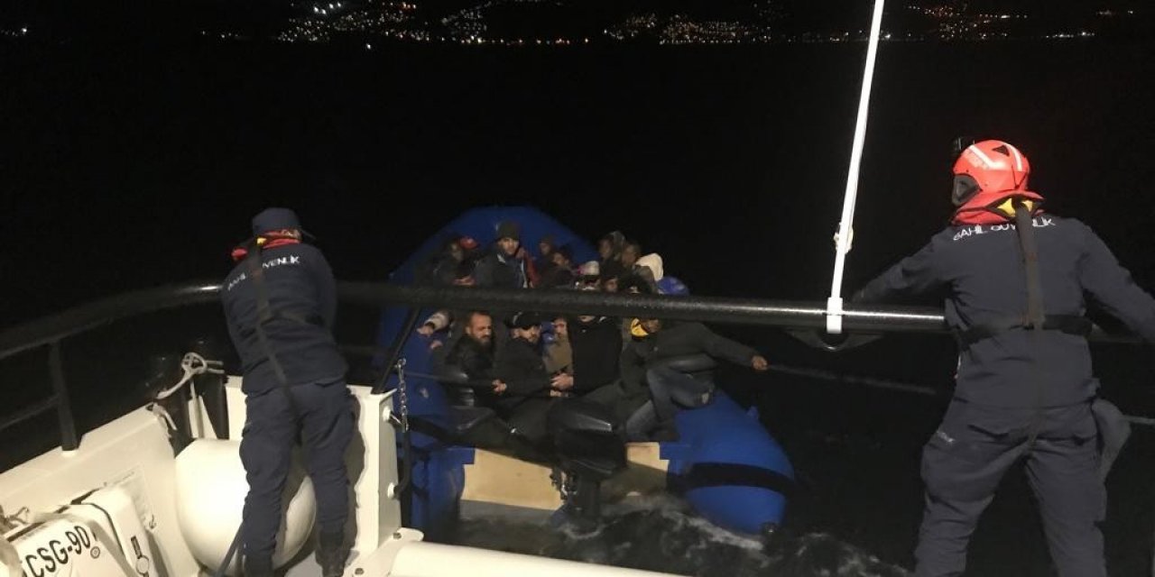 Bodrum’da 32 düzensiz göçmen yakalandı
