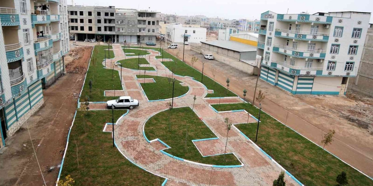 Eyyübiye’de boş alanlar parka dönüşüyor