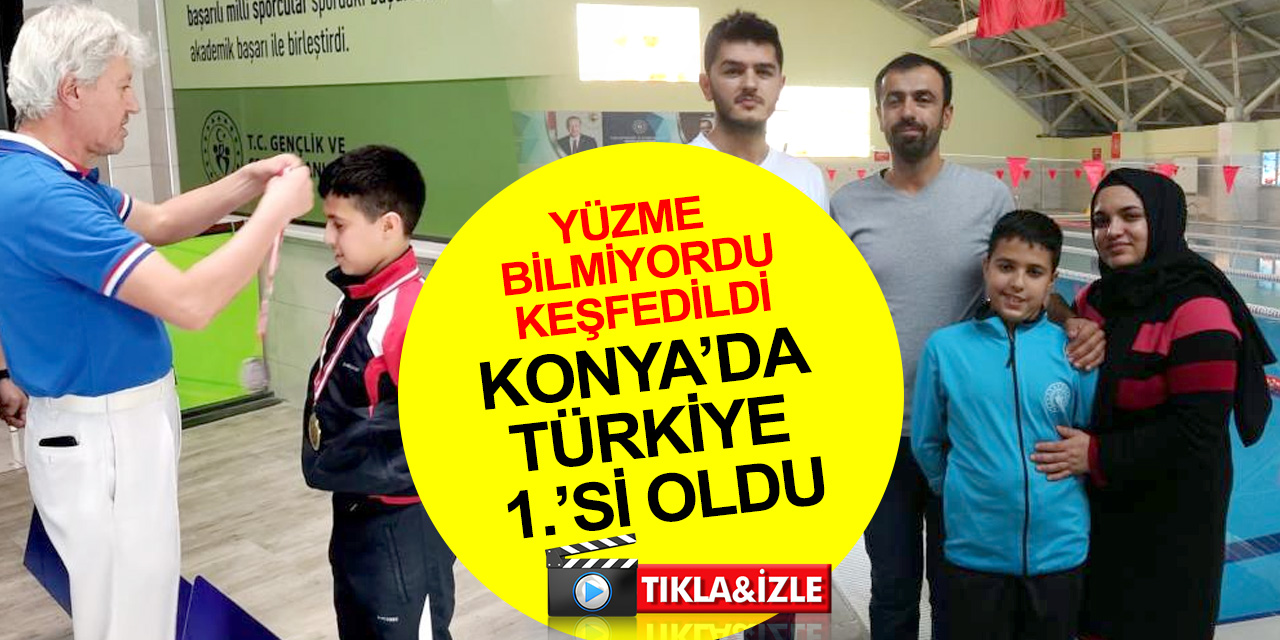 Burdur'da yüzme bilmeyenler arasından keşfedildi! Konya'daki Paralimpik Milli Takım seçmelerinde Türkiye birincisi oldu