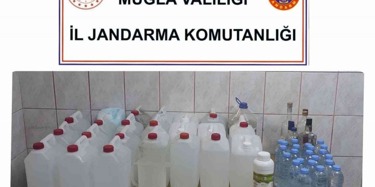 Muğla’da 72 litre el yapımı alkol ele geçirildi