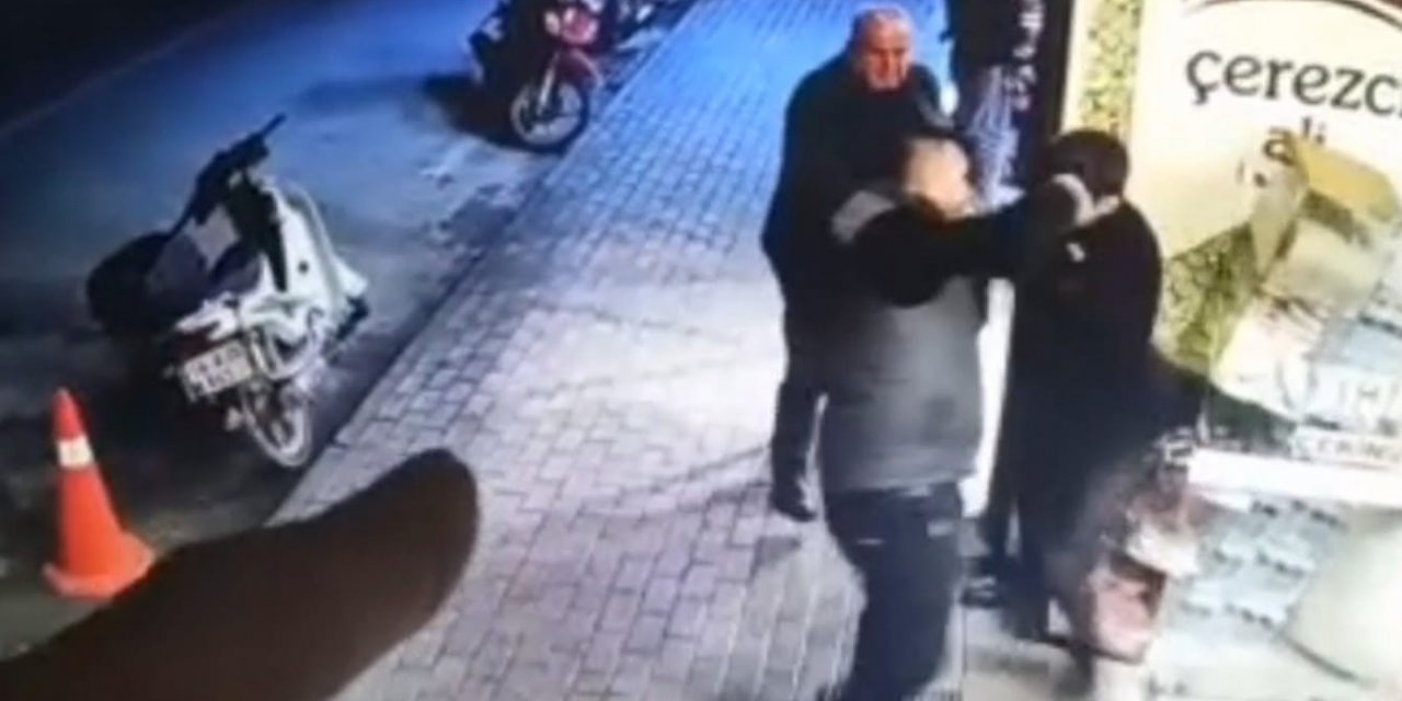 Kameraya yansıyan silahlı kavgada tutuklama