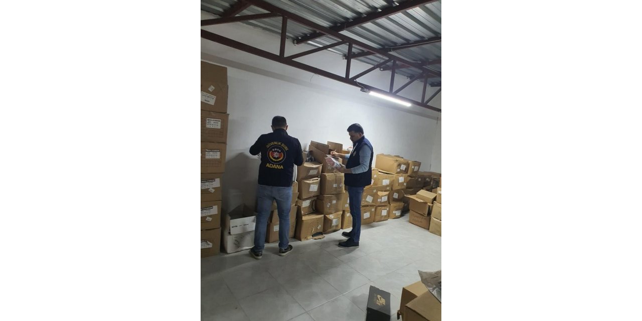 Piyasa değeri 7 milyon lira: 5 bin 203 adet taklit ayakkabı ele geçirildi