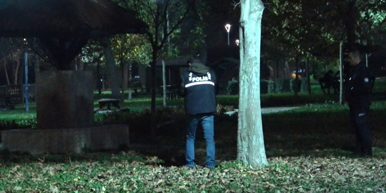 Parkta karşılaşan çocukların kavgasında kan aktı