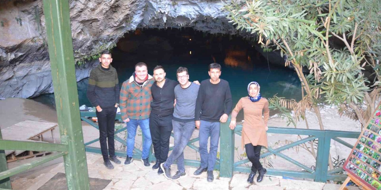 10 ayda 100 bin kişinin ziyaret ettiği Altınbeşik Mağarası ziyaretçi rekoru kırdı