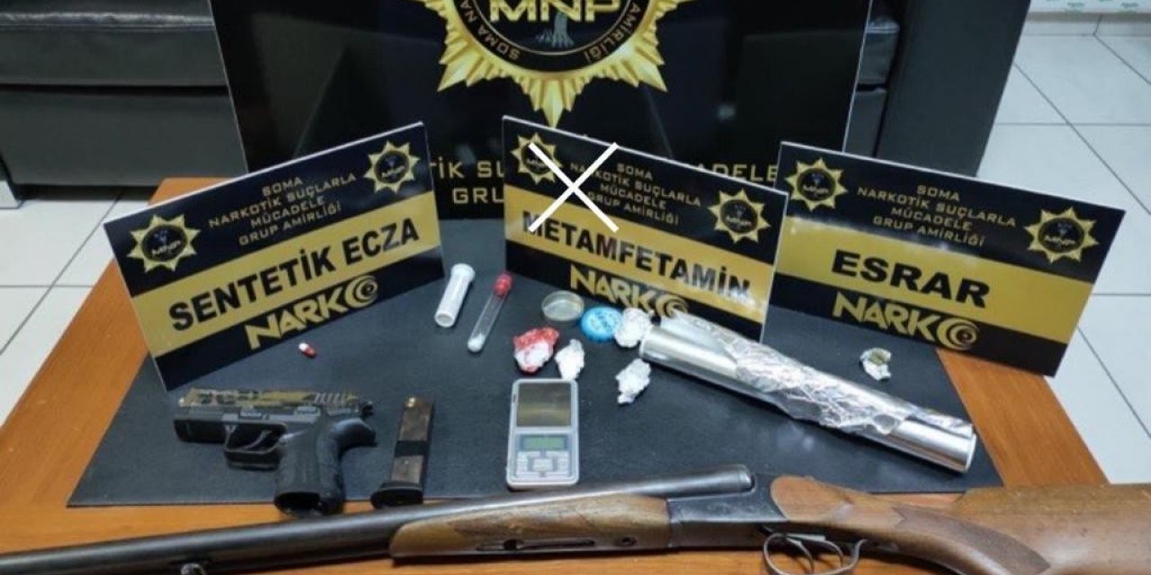 Manisa’da uyuşturucudan 2 tutuklama