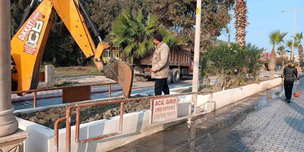 Samandağ’da çevre düzenlemesi