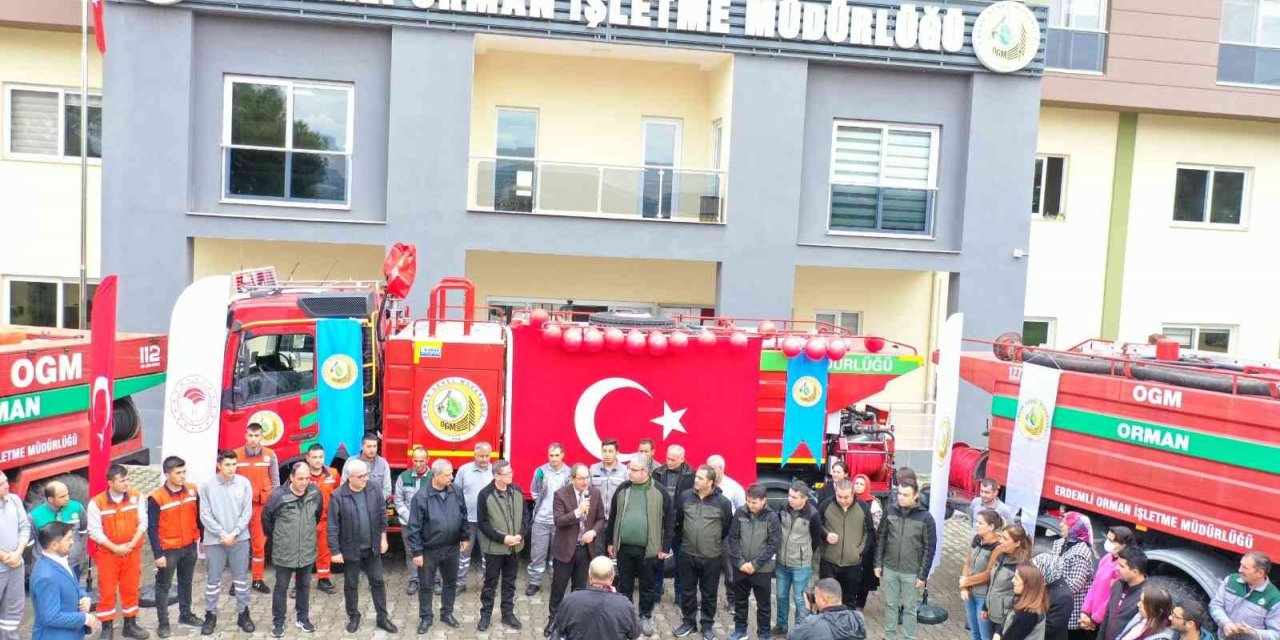 Erdemli Orman İşletme Müdürlüğüne araç desteği