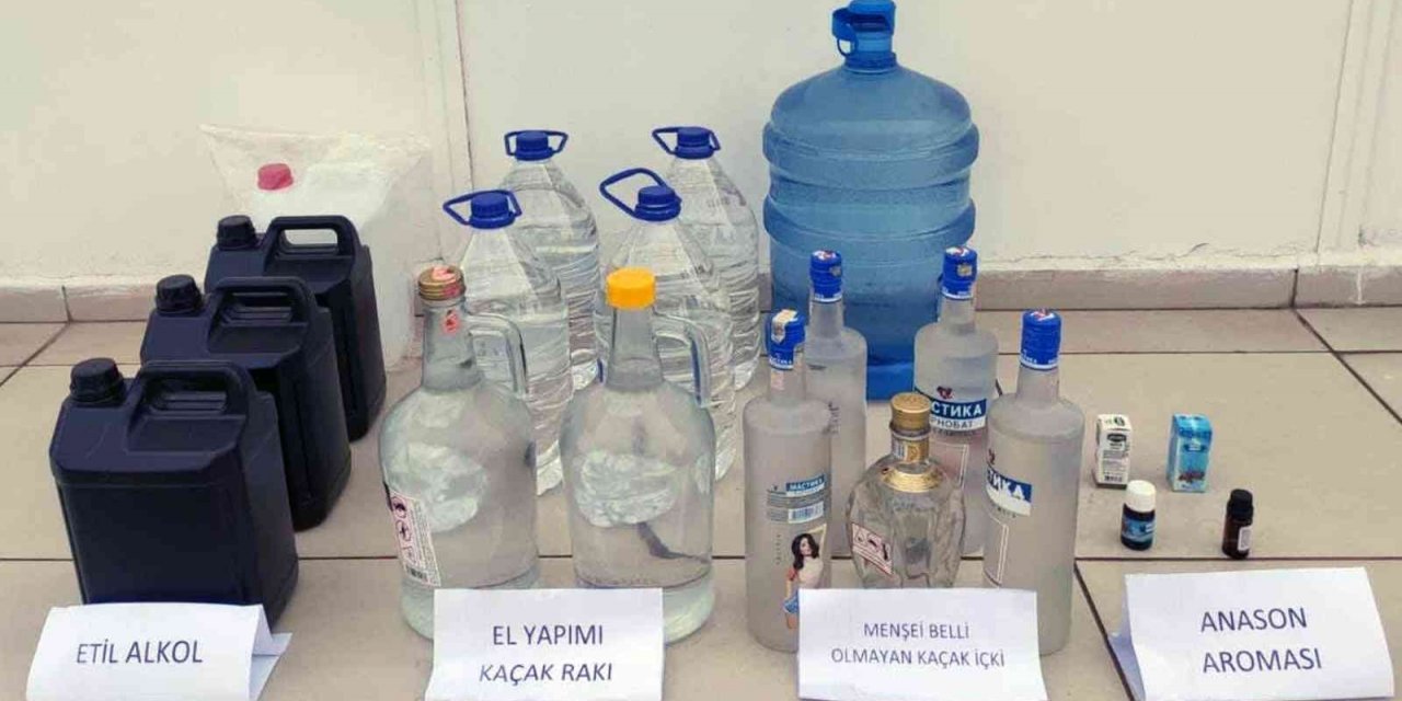 Muğla’da kaçak alkol operasyonu