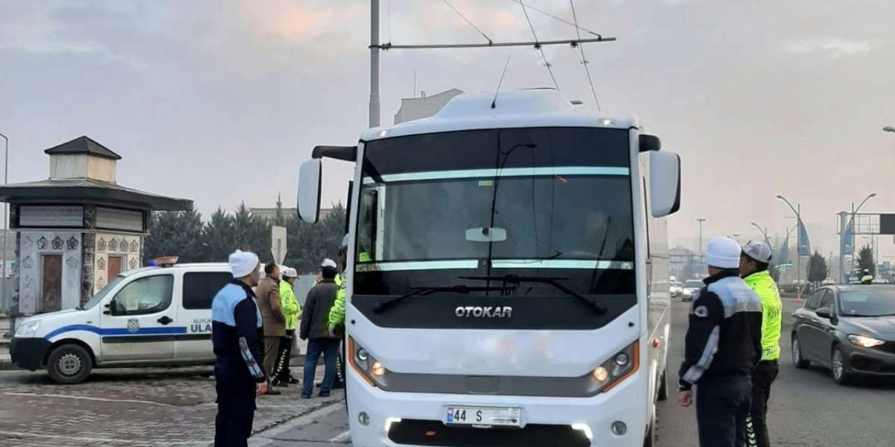 Malatya’da servis araçlarında denetim artıyor
