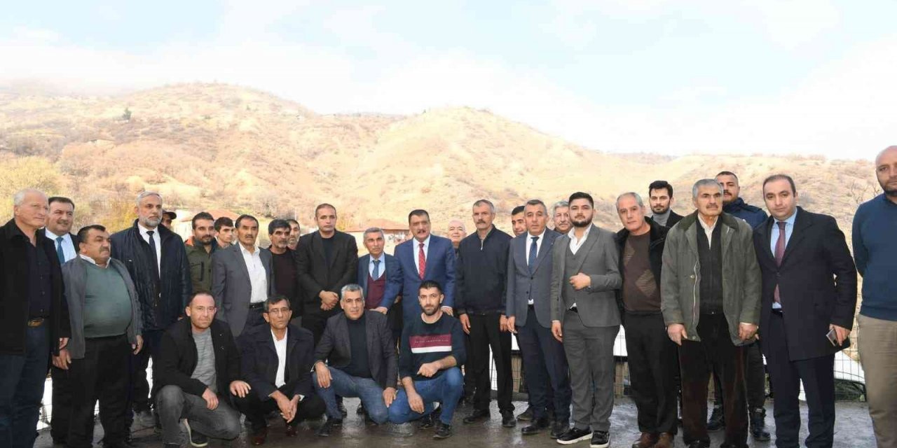 Başkan Gürkan, Akçadağ’da muhtarlar ile bir araya geldi