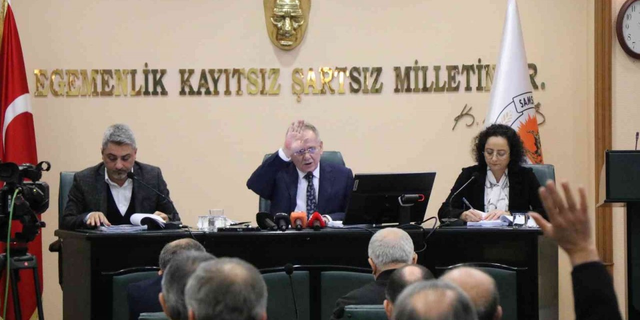 Samsun Büyükşehir meclis toplantısı