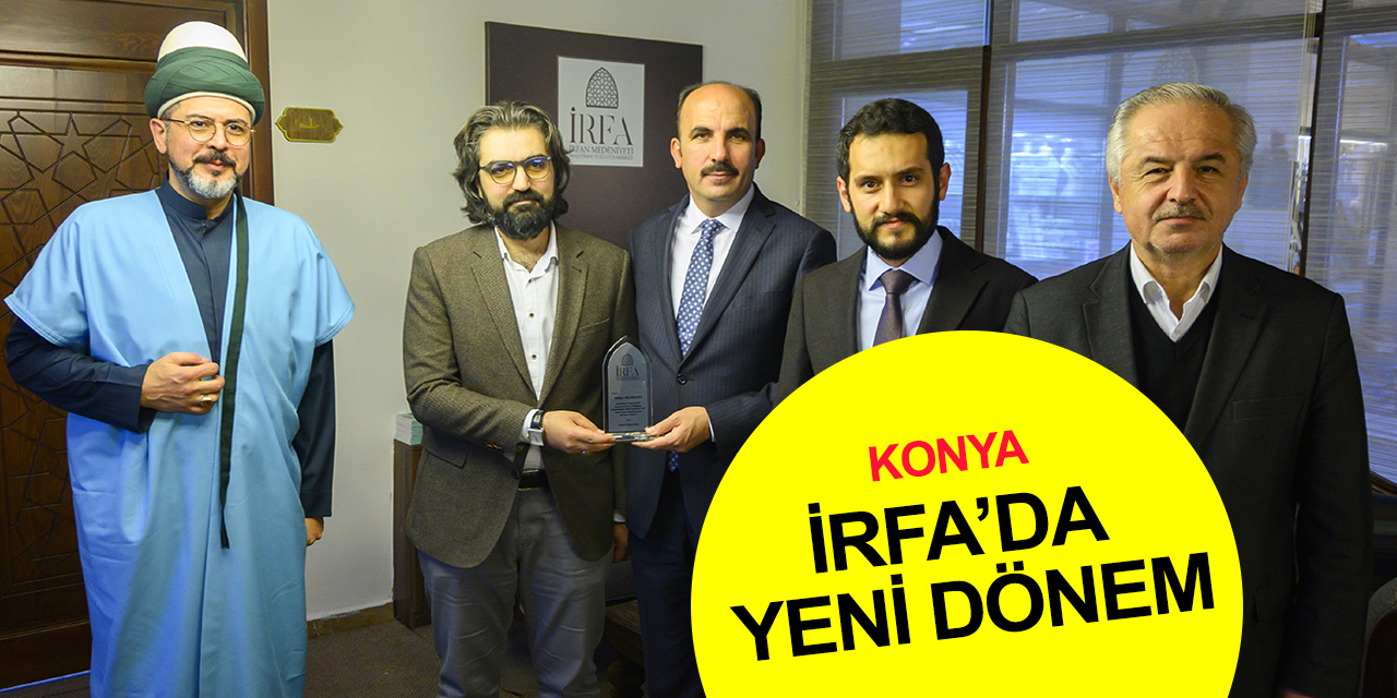 Konya haber! İRFA'da Mustafa Koyuncu görevi Zübeyr Belviranlı’dan devraldı