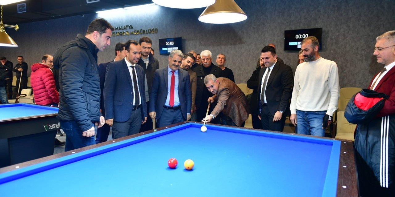 Yeşilyurt’ta 1.Ödüllü Üç Bant Bilardo Turnuvası heyecanı