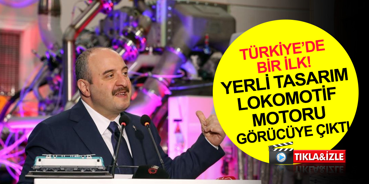 Türkiye’de bir ilk! Yerli lokomotif motoru tanıtıldı! Bakan Karaismailoğlu'ndan 'hızlı tren 52 ile çıkacak' açıklaması