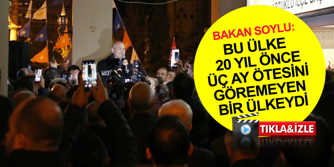 Bakan Soylu: Batı’yı lidersiz ve vizyonsuz yakaladık! Şimdi kışın sıcak olalım diye Tayyip Erdoğan’ın kapısını çalıyorlar