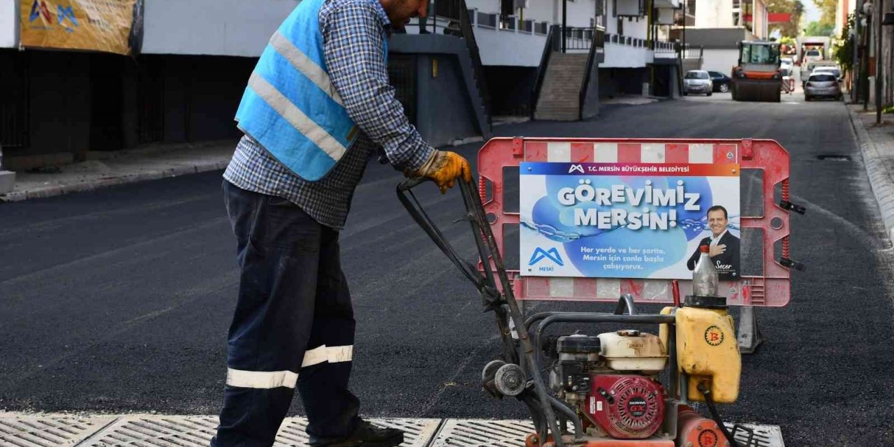 MESKİ, çalışmalarda tahrip olan yolları onarıyor