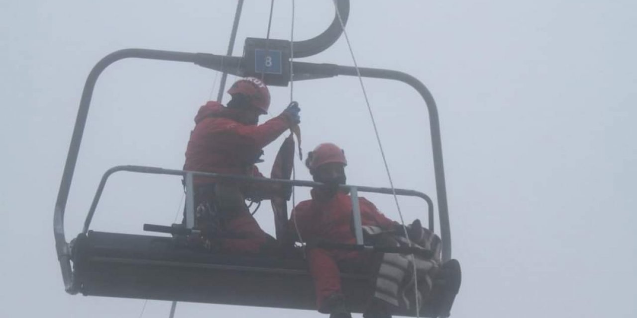 Uludağ’da gerçeğini aratmayan tatbikat