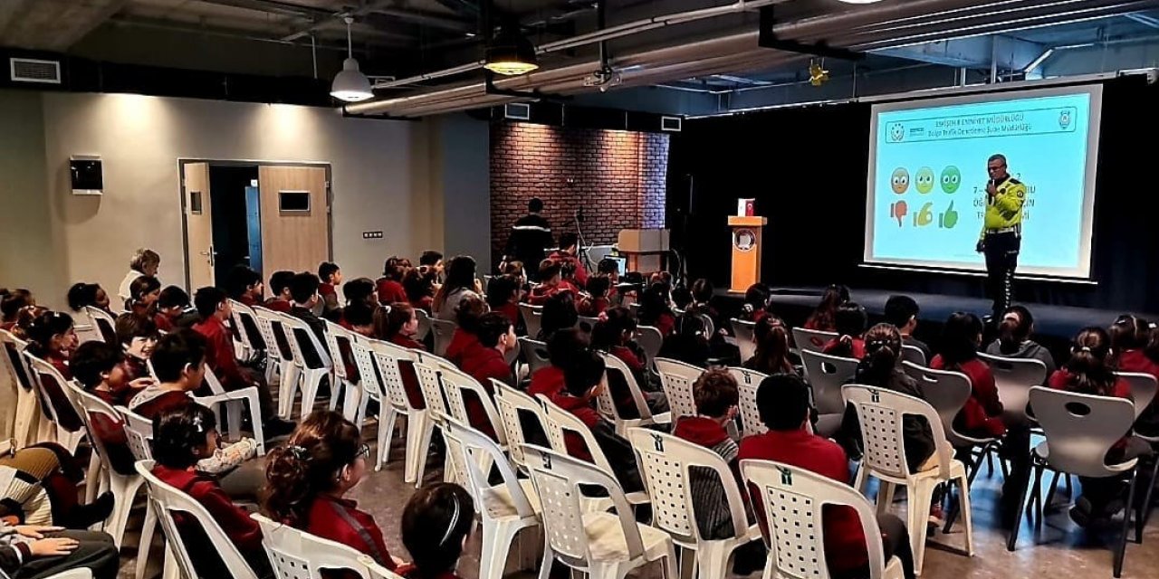 620 öğrenci trafik konusunda bilinçlendirildi