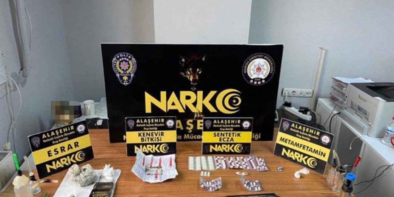 Alaşehir’de uyuşturucu operasyonu: 8 gözaltı